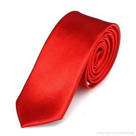 Krawat SLIM - czerwony