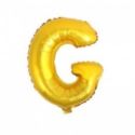 Balon foliowy 32" - literka G - złoto 1 szt.