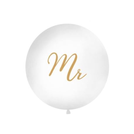 Image of Balon 1 m, Mr, biały