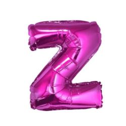 Balon foliowy "Litera Z", różowa 35 cm