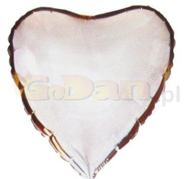 Balon, foliowy JUMBO FX - "Serce" (srebrne)