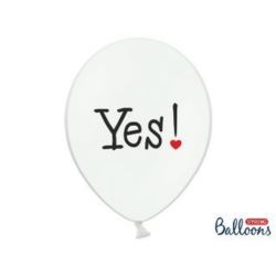 balony, balony na hel, dekoracje balonowe, balony Łódź, balony z nadrukiem, Balony 30cm, will you..., Pastel P. White