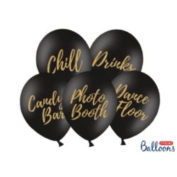 Balony 30cm, Candy Bar, Chill, Dance Floor, Drinks