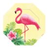 Talerze Flamingo Paradise 18 cm 6 szt.