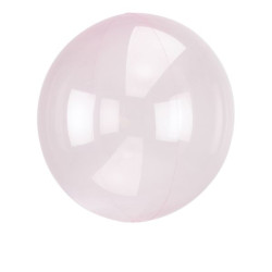 balony, balony na hel, dekoracje balonowe, balony Łódź, balony z nadrukiem, Balon foliowy, Clearz Crystal Light Pink 1szt.