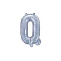 Balon foliowy Litera "Q", 35cm, holograficzny
