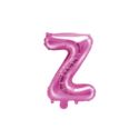 Balon foliowy Litera "Z", 35cm, ciemny różowy