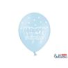 Balony 30cm, Happy Birthday, P. Baby Blue (1 op. /