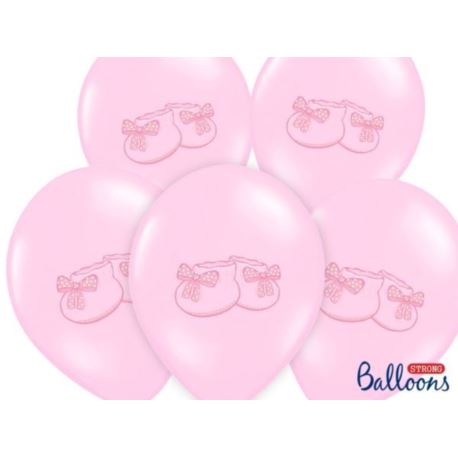 Image of Balon 14" Bucik,pastel Baby pink 6 szt.