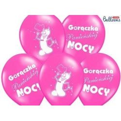 Balony 30 cm Gorączka ..Pastel Hot Pink, 50 szt.