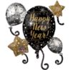 Balon, foliowy "Happy New Year"