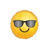 Balon foliowy Uśmiechnięty Emoticon w okularach