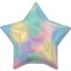 Balon foliowy gwiazda standard hologram 43cm Kolor