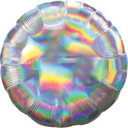 Balon foliowy okrągły standard hologram 43cm