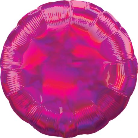 Balon foliowy okrągły standard hologram 43cm