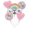 Bukiet balonow Magical Rainbow 5szt.
