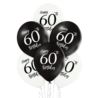 Balony 12" 60. urodziny 6 szt.