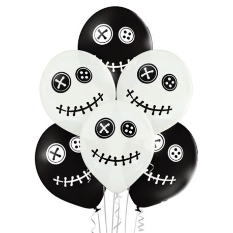 Balony 12" Lalka Voodoo 6 szt.