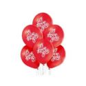 Balony 12" I Love You 6 szt.