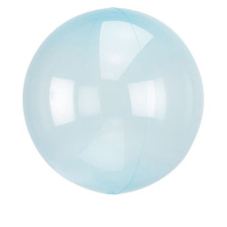 balony, balony na hel, dekoracje balonowe, balony Łódź, balony z nadrukiem, Balon foliowy, Clearz Crystal Blue 1szt.