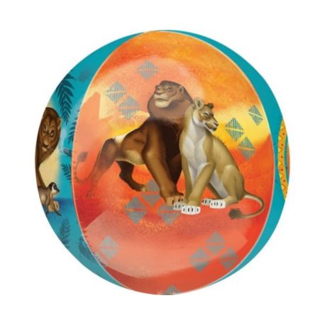 Balon foliowy Orbz Lion king, 38 x 40 cm