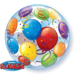 Balon, foliowy 22" QL Bubble Poj. "Baloniki"