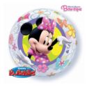 Balon, foliowy 22" QL Bubble Poj. "Minnie Mouse Bo