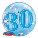 Balon foliowy 22" QL Bubble Poj. "30 gwiazdki nieb