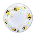 Balon foliowy 24" QL Deco Bubble Sweet Bees & Dais