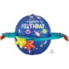 Balony foliowe Happy Birthday Galaxy 73 x 50cm