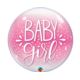 Balon foliowy 22" QL Bubble Poj. Baby Girl