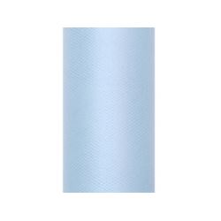 Tiul gładki, błękitny, 0,5 x 9 m