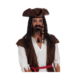 Zestaw wąsy i broda Pirata