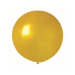 balony, balony na hel, dekoracje balonowe, balony Łódź, balony z nadrukiem, Balon GM220, kula metalik 60cm, złota