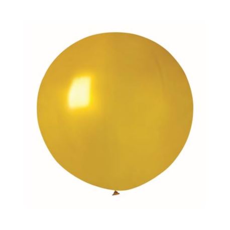 Balon GM220, kula metalik 60cm, złota