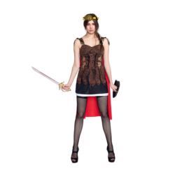 Strój dla dorosłych "Gladiatorka" (sukienka z pele