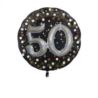 Balon, foliowy "Uroczysto 50" - efekt 3D, 81 cm