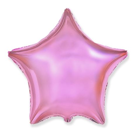 Balon foliowy 18" FX - "Gwiazda" (j. różowy)