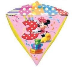 balony, balony na hel, dekoracje balonowe, balony Łódź, balony z nadrukiem, Balon, foliowy 38x43 cm "Diament - Myszka Miki 3"