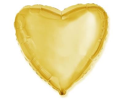 Balon foliowy 18" FX - "Serce" (złote)