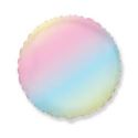 Balon foliowy 18 cali FX - Okrągły (pastel tęczowy
