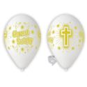 Balony Premium Chrzest, 12 " - biały, 25 szt.