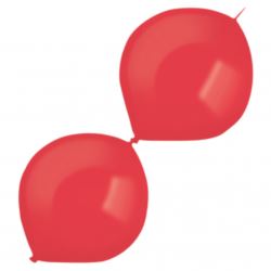 Balony lateksowe do girland Czerwone 50szt 30cm