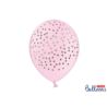 Balony 30cm, Kropki, Pastel Baby Pink