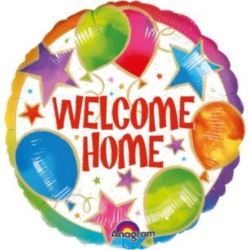 Balon, foliowy "Welcome Home"