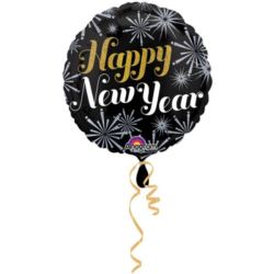 Balon, foliowy 18" Happy New Year