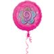 Balon foliowy urodzinowy "9" - różowy 43 cm