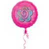 Balon foliowy urodzinowy "9" - różowy 43 cm