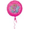 Balon foliowy urodzinowy "7" - różowy 43 cm