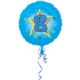 Balon foliowy urodzinowy "8" - niebieski 43 cm
